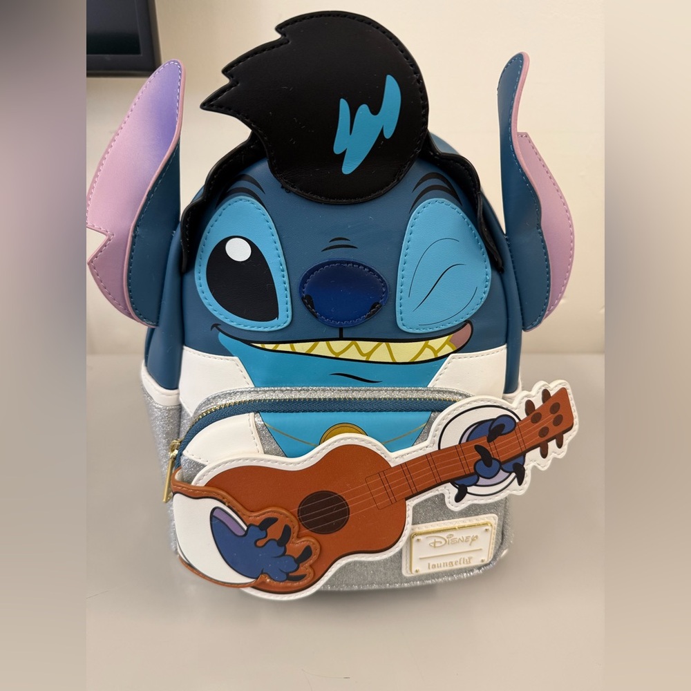 🌺STITCH ELVIS Loungefly Mini Backpack 🌺